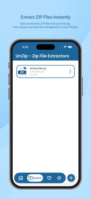 UnZip - Zip File Extractors Screenshot 3 of 4