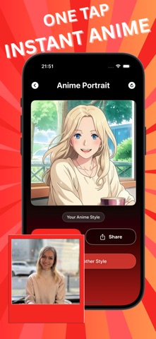 Anime Filter - AniFy AI Art iPhone screenshot