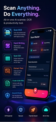 Scan Master – AI PDF Scanner iPhone screenshot