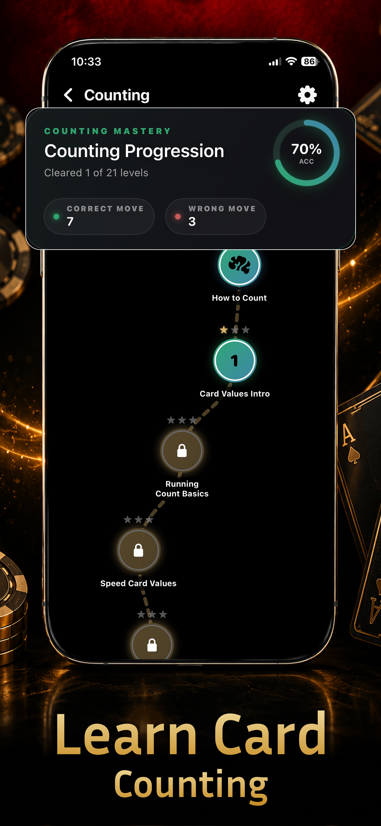 Blackjack Trainer & Strategy screenshot 3