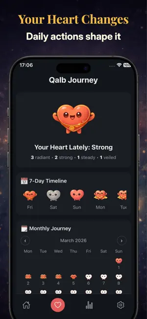 Qalb Habit: Islamic Tracker screenshot 3
