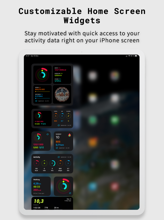 ‎Track Fitness & Activity Screenshot