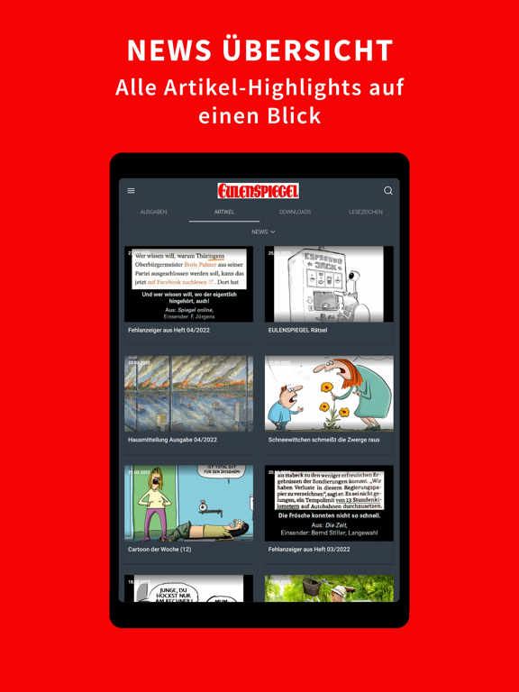 Screenshot #5 pour EULENSPIEGEL ePaper