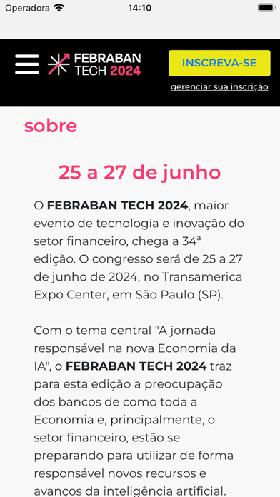 Febraban Tech Screenshot