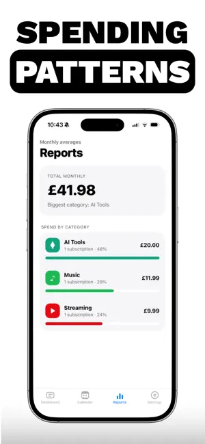 Tally - Subscription Tracker screenshot 3