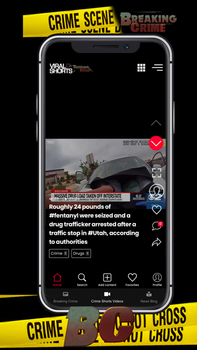 Breaking Crime News Alert Screenshot