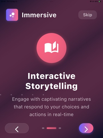Interactive Immersive WarmUp iPad screenshot