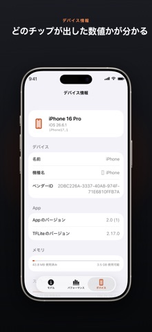 TFLite LiteRT TensorFlow 推論 のスクリーンショット