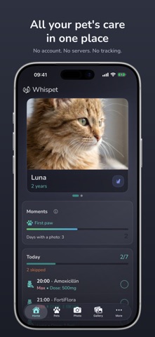 Whispet - Pet Care & Health iPhone screenshot