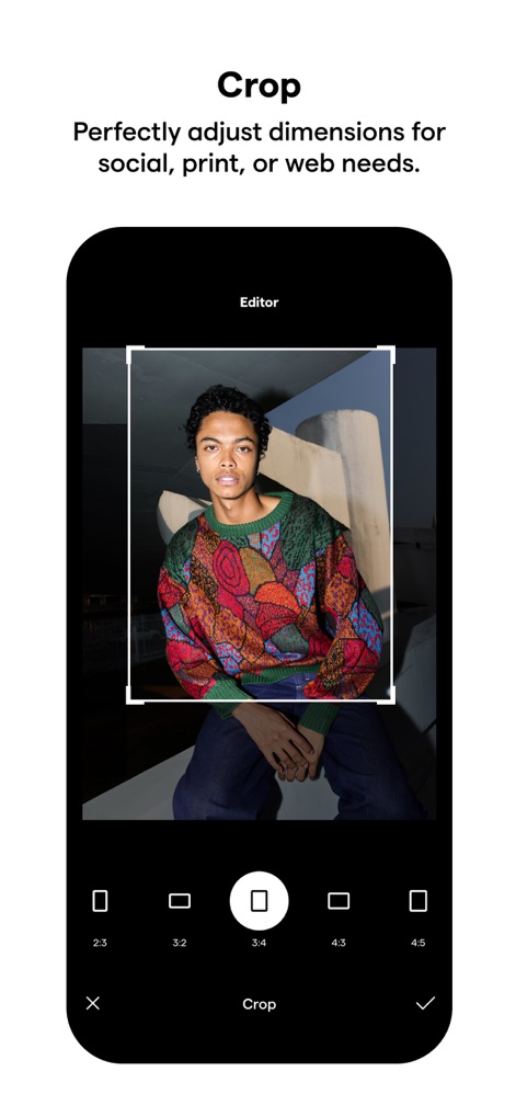 InstaSize: AI Photo Editor - Precision Cropping