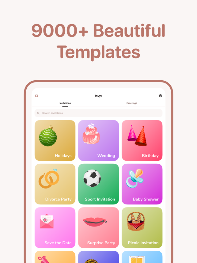 ‎Invitation Maker - Invyt Screenshot