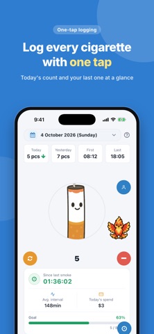 Cigly: Smoking Tracker Screenshot 1 of 10