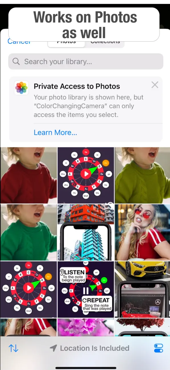 #4. Color Changer Camera (iOS) By: Ankush Sharma