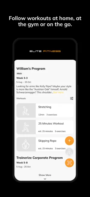 Elite Fitness Online screenshot 3