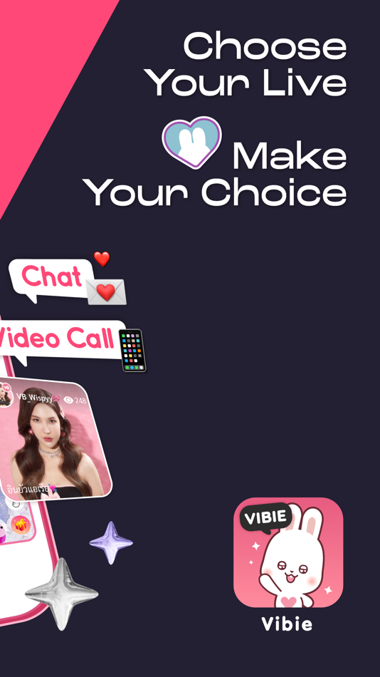 #4. Vibie - Live Streams Community (iOS) 由: Donuts Bangkok Co., Ltd.