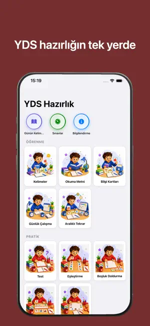 YDS Hazırlık - Kelime Öğren screenshot 1