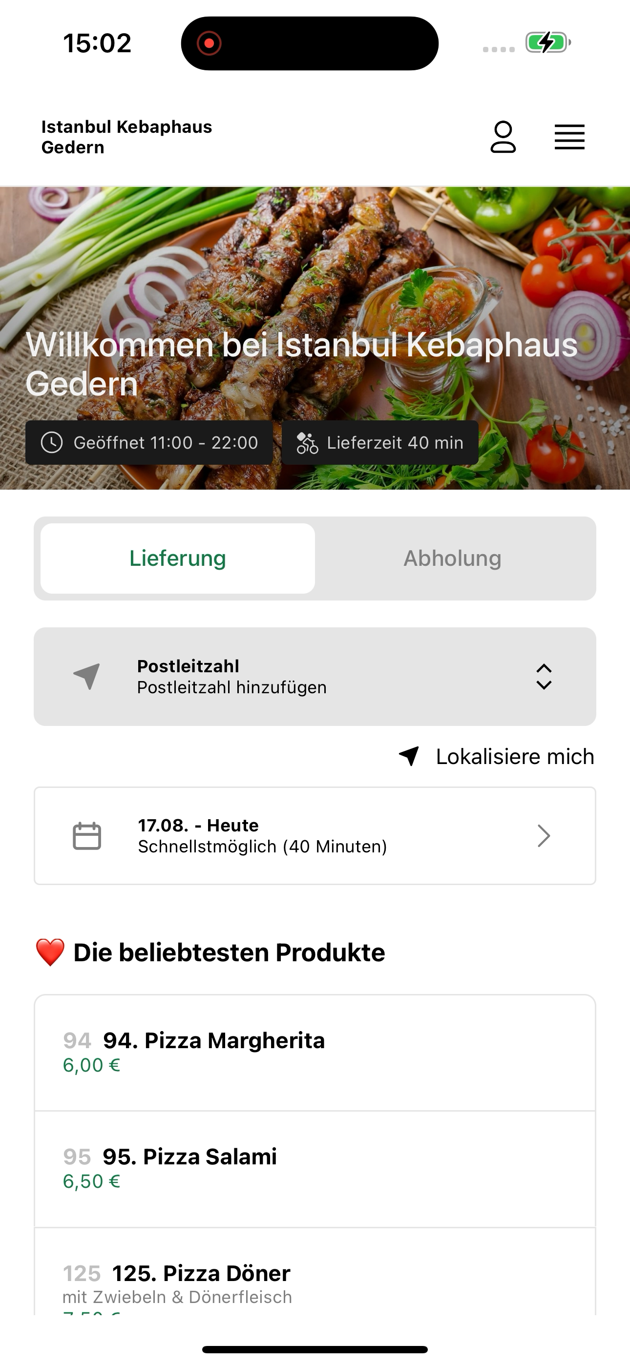 Istanbul Kebaphaus Gedern screenshot 5