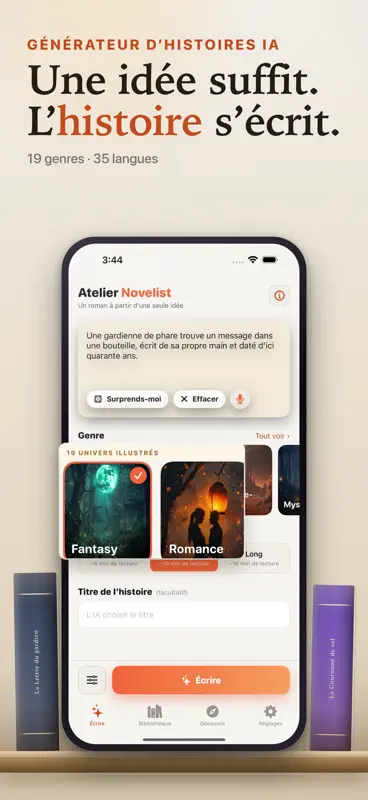 Novelist – AI Story Generator screenshot 2 of 10