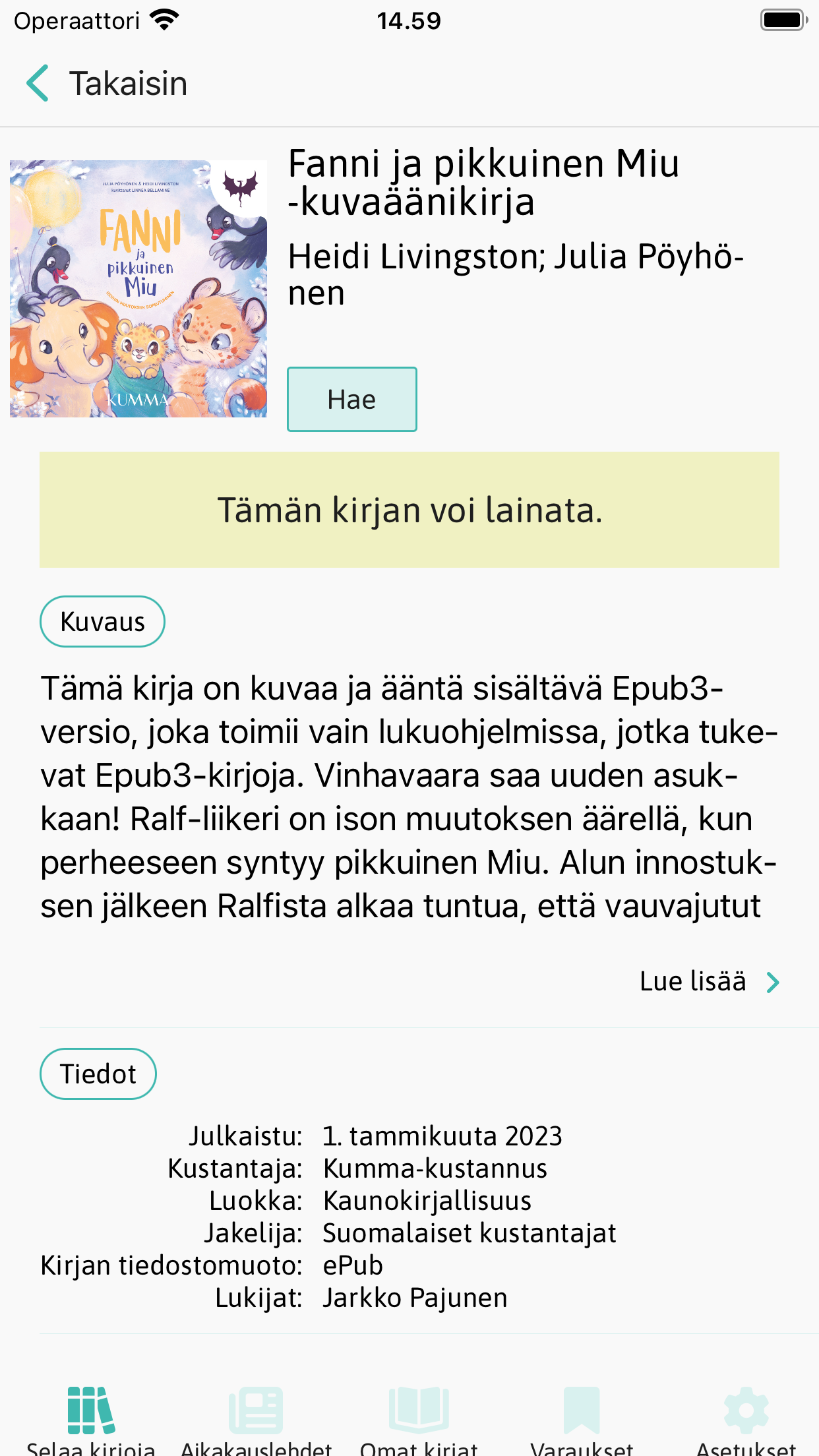 E-kirjasto