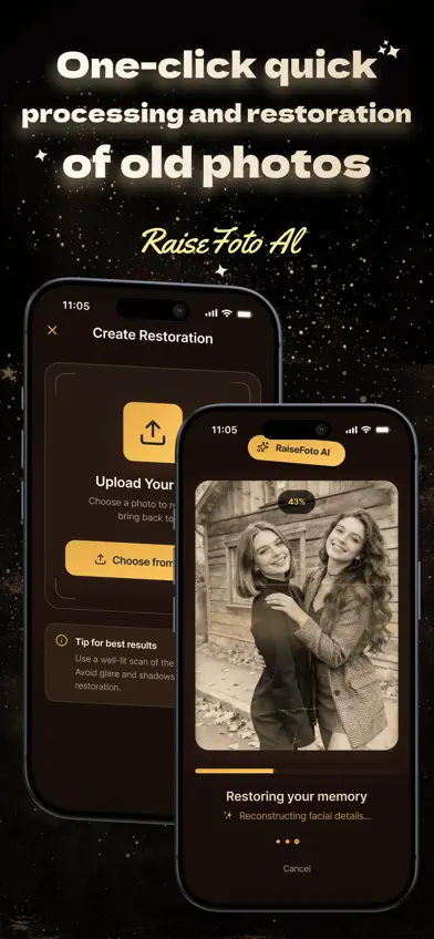 RaiseFoto AI: AI Photo repair screenshot 1