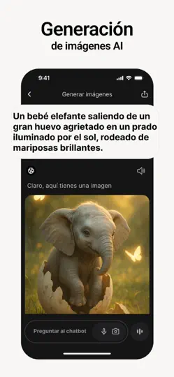 Captura de pantalla de Chatbot App - Asistente De IA en iPhone 3