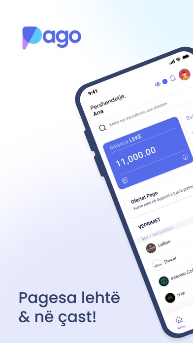 Pago.al iPhone screenshot 1 - Finance app
