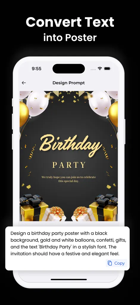 AI Poster Maker - Flyer Maker! - Graphics & Design App | MWM