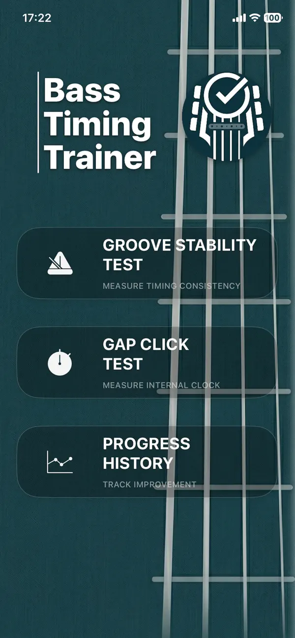 Screenshot #1 pour Bass Timing Trainer