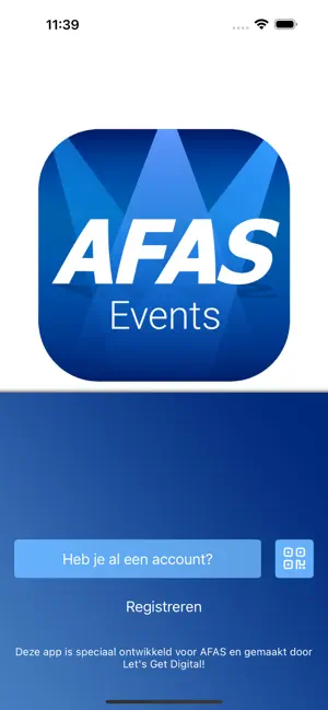 AFAS Events iPhone screenshot 1