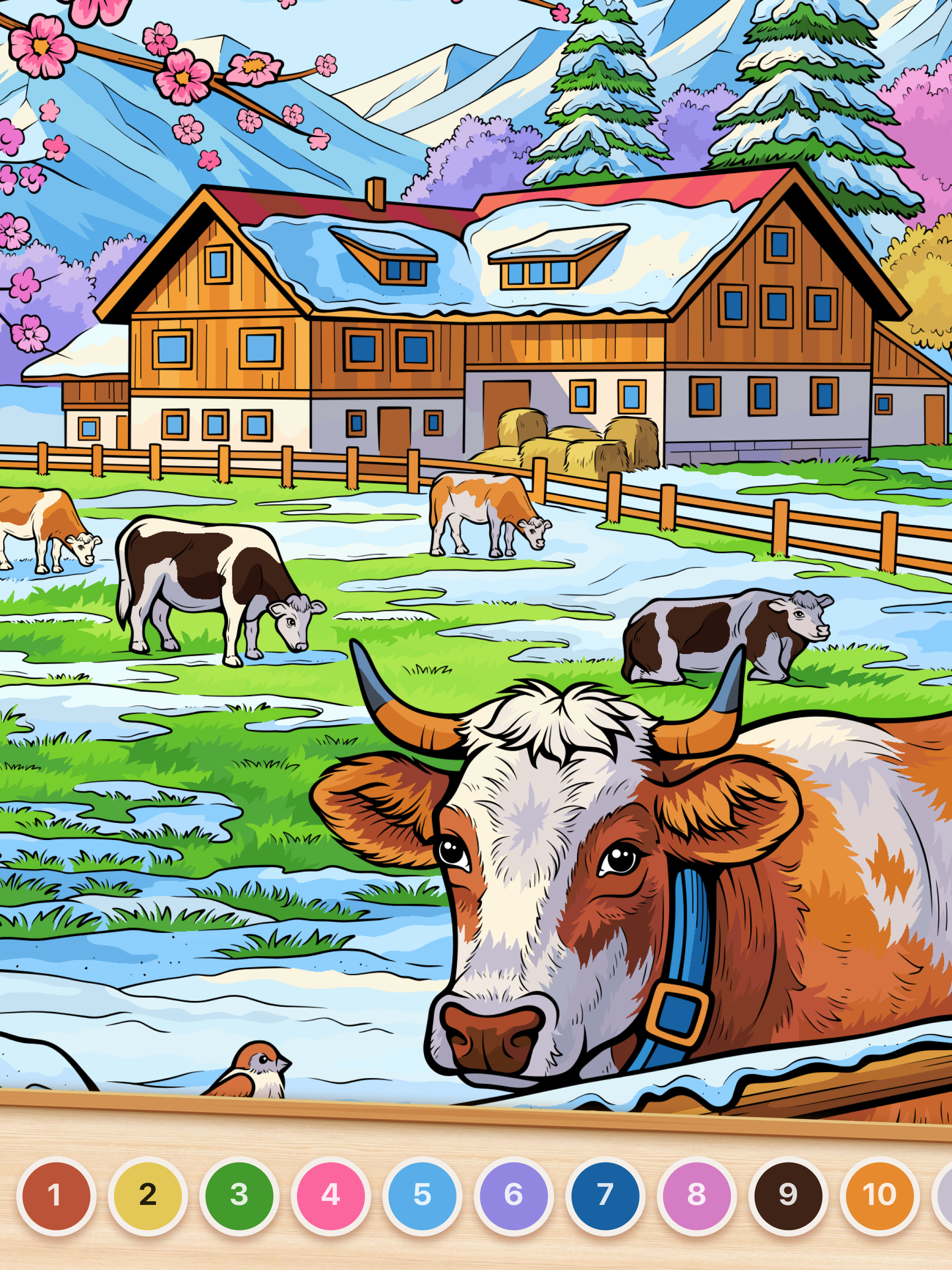 Barn Color: Farm Painting