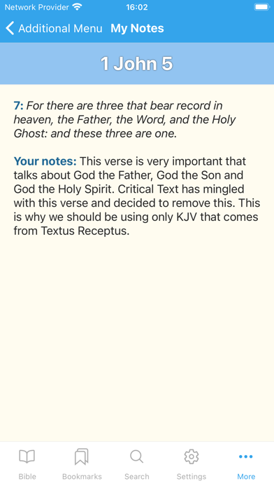 KJV-Bible Screenshot