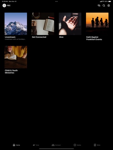 Faith Baptist Frankfort iPad screenshot