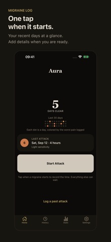 Aura: Migraine Log Screenshot 1 of 5