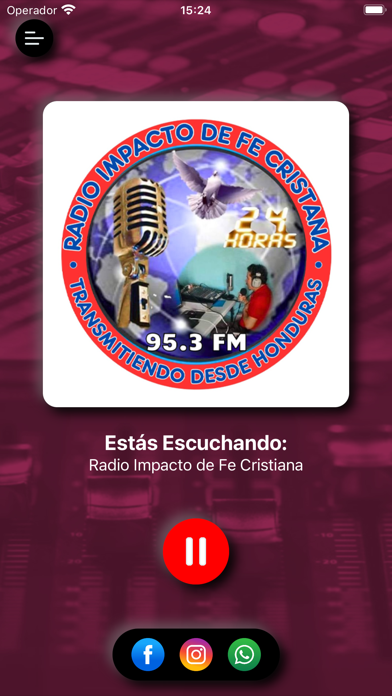 Radio Impacto de Fe Cristiana Screenshot