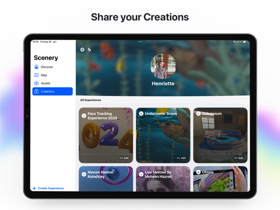 Scenery – Spatial Experiences iPad screenshot 4 - Graphics & Design app
