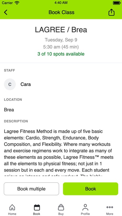 Screenshot #3 pour Trim Fitness Studios