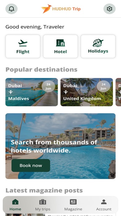 HudHud Trip: Luxury Booking Screenshot