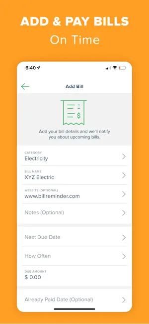 Bill Organizer screenshot 8