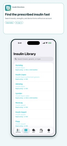 Insulin Directions Screenshot 2 of 5