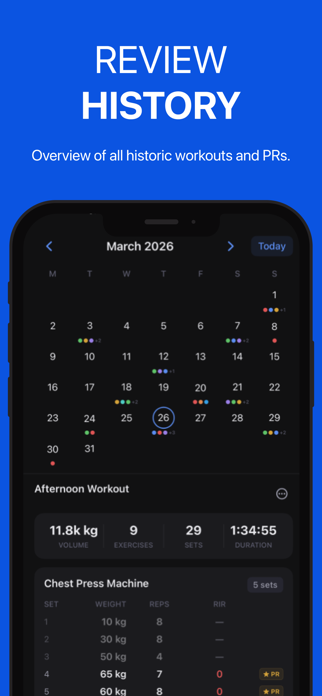 Repster - Gym Workout Tracker Screenshot 4 of 6