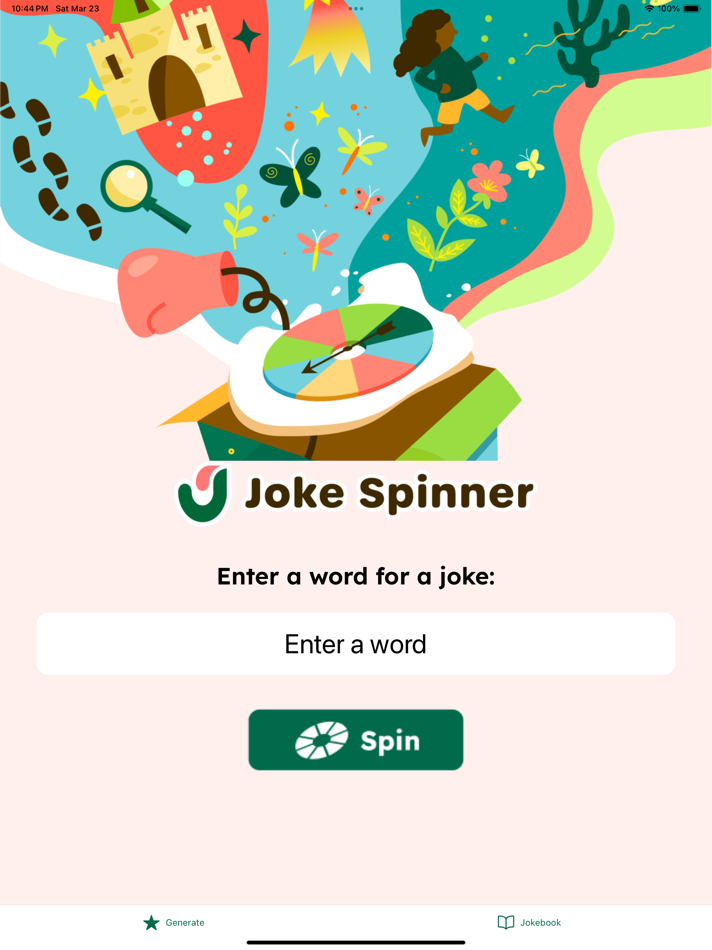 #1. Joke Spinner (iOS) Podle: Team Zero Studio Limited