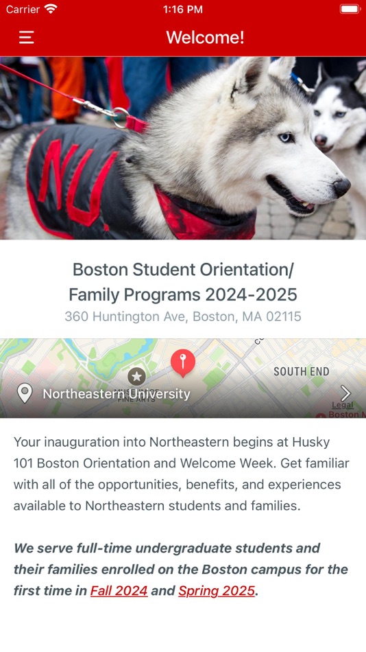 #1. Northeastern Orientation (iOS) 由: Northeastern University Information Services
