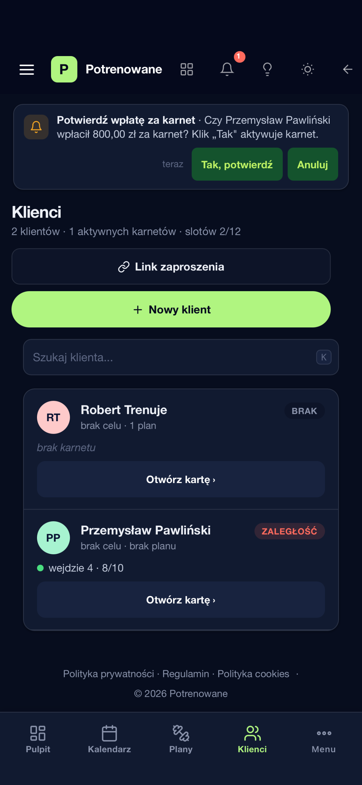 Potrenowane screenshot 3