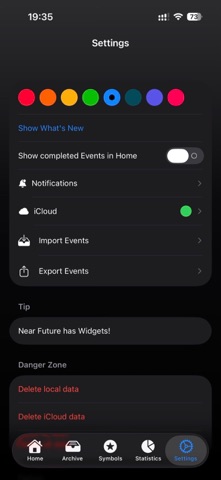 Near Future - Event Tracker Screenshot 3 of 5