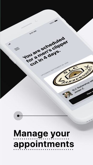 SLC Barbershop iPhone screenshot 2 - Lifestyle app