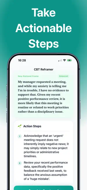 CBT Thought Diary - MindPivot screenshot 4