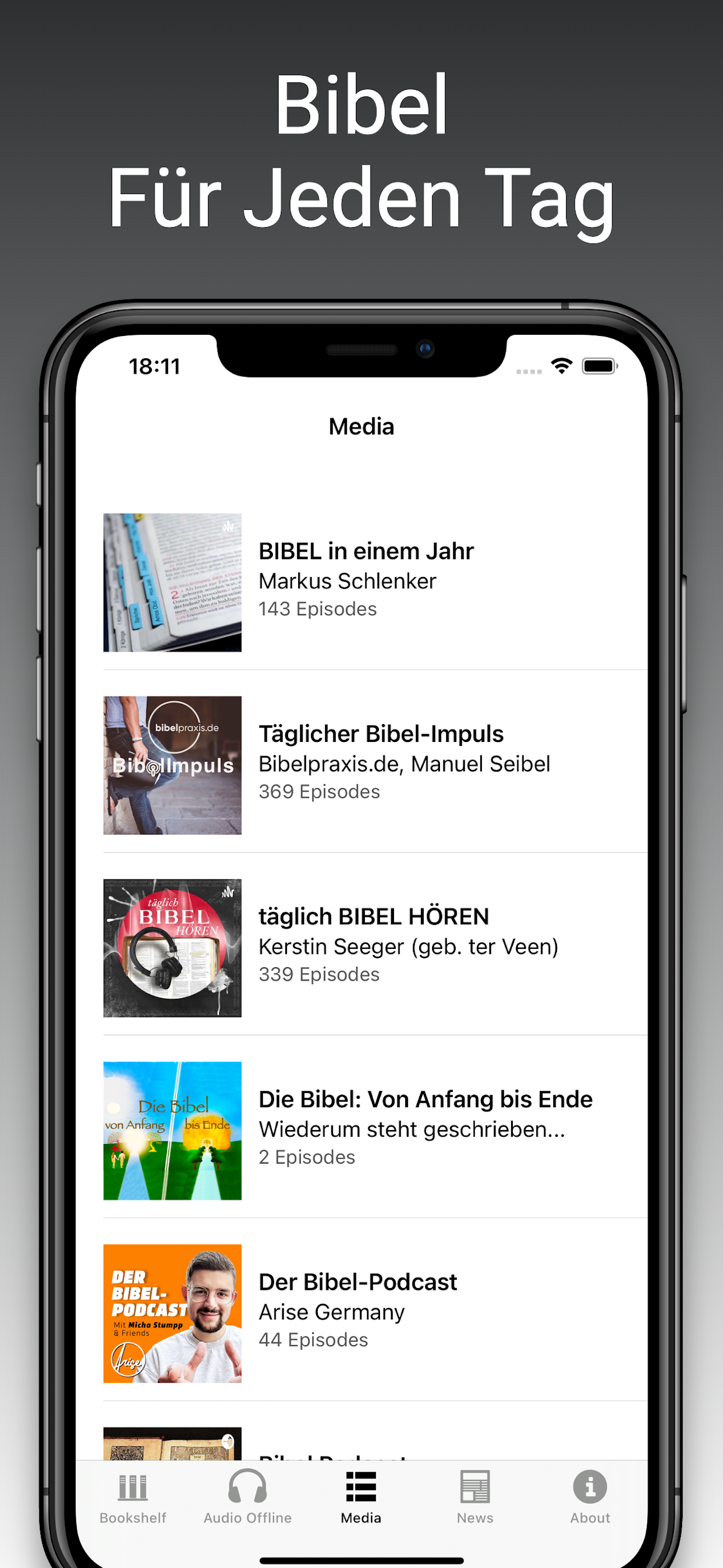 Die Bibel app für jeden tag