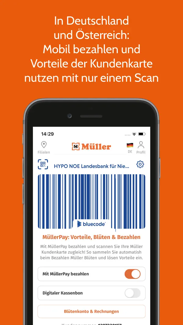 Müller iPhone App Screenshot 4 – Shopping