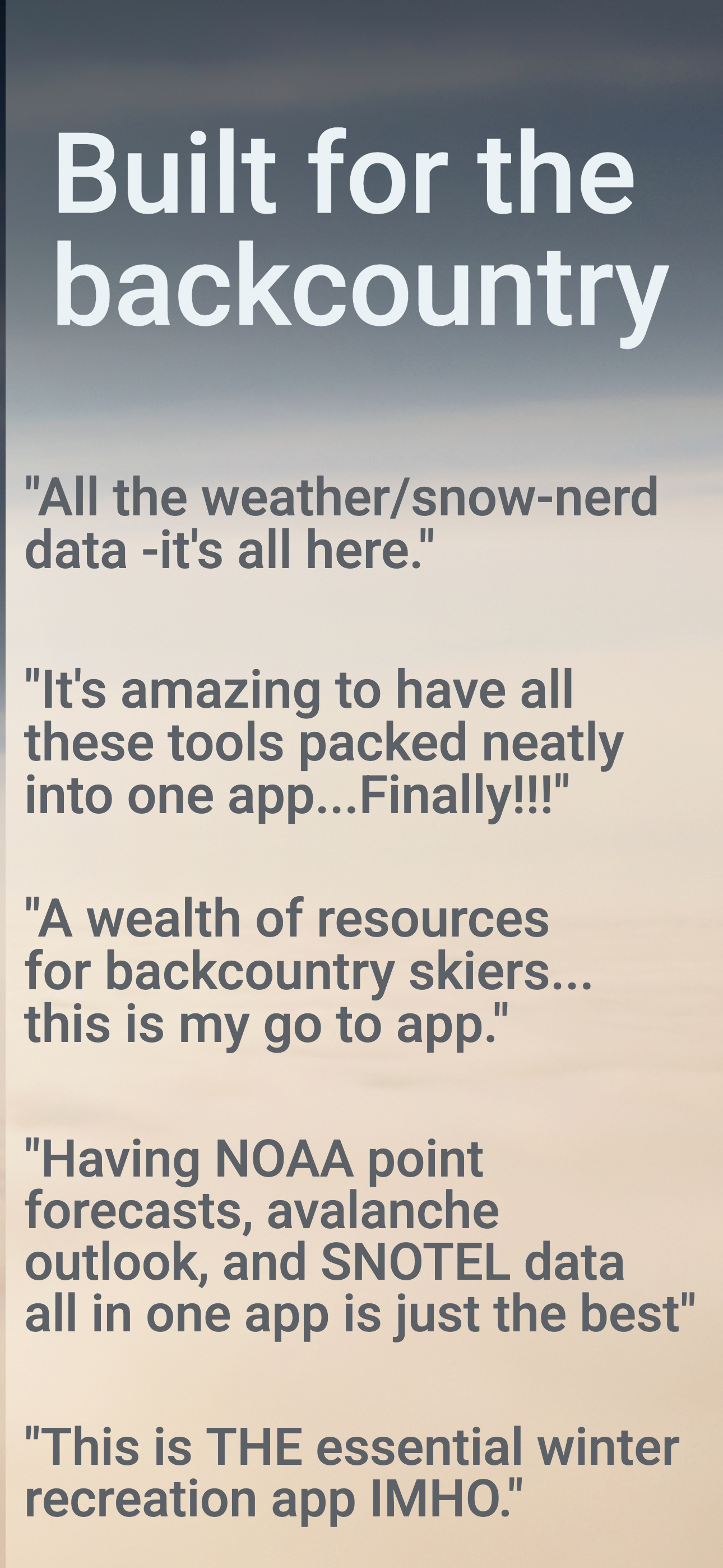 Backcountry Ski - Beta App screenshot 7