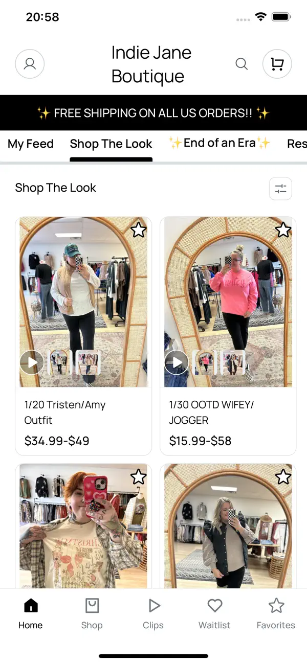 Screenshot #1 pour Indie Jane Boutique